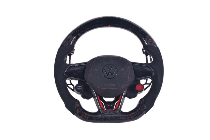 Volkswagen Golf 8R GTI R-Line rood forged carbon sportstuur, Auto-onderdelen, Besturing, Volkswagen