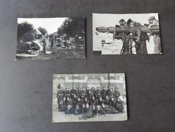 3 oude foto's van het Belgische leger beschikbaar voor biedingen