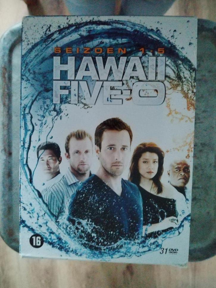 Hawaii Five O (seizoen 1-5), Cd's en Dvd's, Dvd's | Tv en Series, Zo goed als nieuw, Actie en Avontuur, Boxset, Vanaf 16 jaar