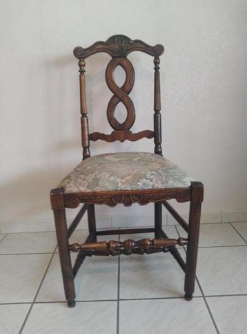 stoel met pauw - antiek beschikbaar voor biedingen