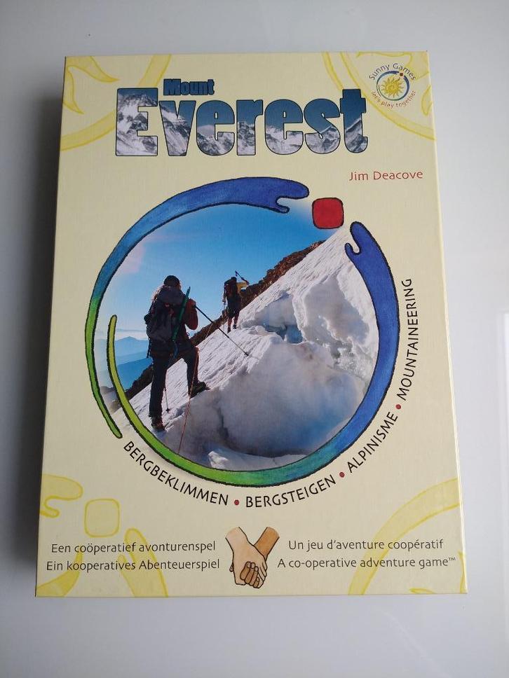 Gezelschapsspel Mount Everest - Coöperatief Spel, Hobby en Vrije tijd, Gezelschapsspellen | Bordspellen, Zo goed als nieuw, Een of twee spelers