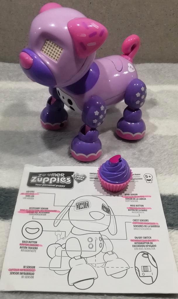 BXL  Jouet interactif ZOOMER ZUPPIES  16 cm, Kinderen en Baby's, Speelgoed | Actiefiguren, Gebruikt, Ophalen of Verzenden