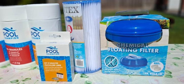 Chloordrijver / floater  + zwembad onderhoudsproducten, Tuin en Terras, Zwembad-toebehoren, Nieuw, Reinigingsmiddel, Ophalen