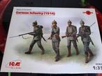 ICM GERMAN INFANTRY 1914  1/35e, Ophalen of Verzenden, Nieuw, 1:35 tot 1:50, Figuur of Figuren