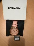 Montre Rodania Neuve cuir vieux rose, Autres marques, Enlèvement ou Envoi, Cuir, Neuf
