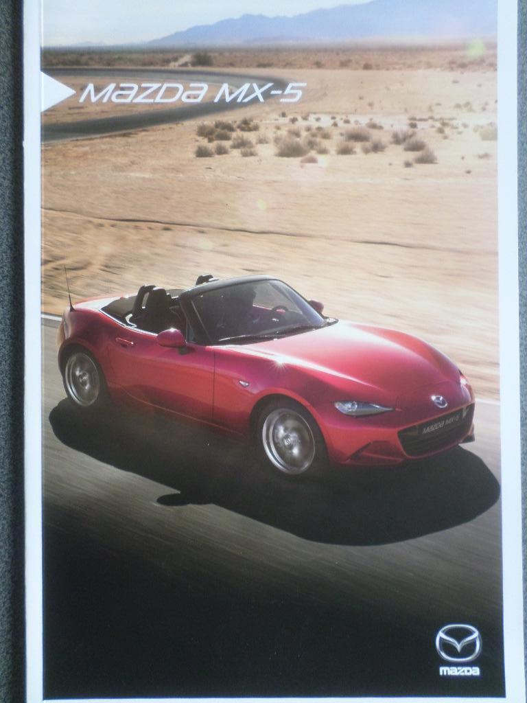 Brochure de la Mazda MX-5 ND 2019, Livres, Autos | Brochures & Magazines, Mazda, Enlèvement ou Envoi