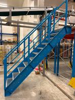 Metalen trap 12 treden 2594 x 45 graden, Doe-het-zelf en Bouw, Ophalen, Trap