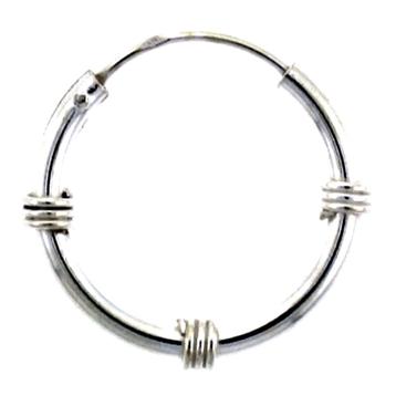 925 Sterling zilveren Bali hoops - Ø 19 mm - OP=OP! beschikbaar voor biedingen