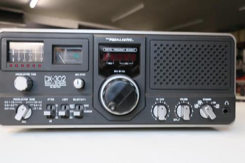 Realistische DX-302 radio-ontvanger, Telecommunicatie, Zenders en Ontvangers, Zo goed als nieuw, Ontvanger, Ophalen