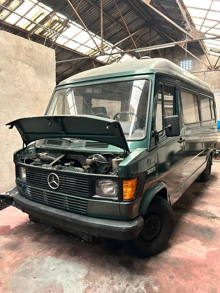 Mercedes 207d camper oldtimer in PERFECTE staat, Autos, Oldtimers & Ancêtres, Entreprise, Mercedes-Benz, Diesel, Autre carrosserie
