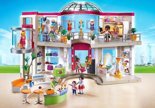 Playmobil Compleet ingericht winkelcentrum – 5485, Kinderen en Baby's, Speelgoed | Playmobil, Zo goed als nieuw, Complete set