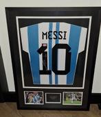 Chemise argentine encadrée signée par Messi Beckett COA, Collections, Articles de Sport & Football, Enlèvement ou Envoi, Maillot