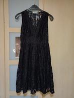 Korte zwarte feestjurk in kant maat XL, Kleding | Dames, Ophalen of Verzenden, Zo goed als nieuw, Maat 46/48 (XL) of groter, Zwart