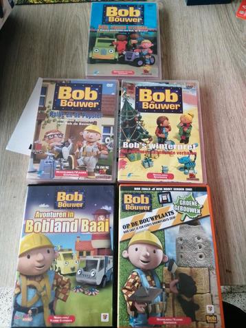 Lot Bob de bouwer 5 dvd's, Cd's en Dvd's, Alle leeftijden, Poppen, Ophalen of Verzenden, Zo goed als nieuw