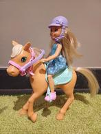 Barbie club Chelsea met pony, Ophalen of Verzenden, Gebruikt