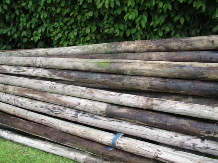 Houten palen, Tuin en Terras, Palen, Balken en Planken, Palen, Ophalen of Verzenden