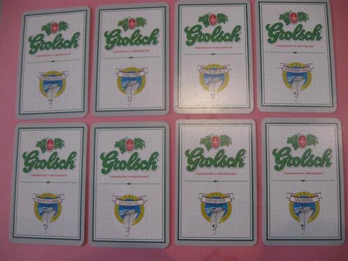 8 joker speelkaarten bieren Grolsch (147), Verzamelen, Speelkaarten, Jokers en Kwartetten, Zo goed als nieuw, Speelkaart(en), Ophalen of Verzenden
