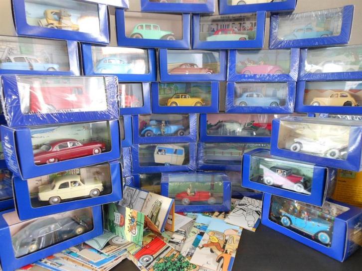 Kuifje - Tintin auto's 1:43 nrs 1 t.e.m. 70 (dus 70 stuks), Verzamelen, Stripfiguren, Nieuw, Kuifje, Ophalen