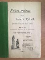 Caisse de Retraite, 1903 !, Société, Enlèvement, Utilisé