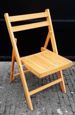 Houten klapstoelen, Tuin en Terras, Ophalen, Gebruikt, Hout, Stapelbaar