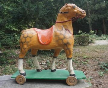Naoorlogs kartonnen paardje 86cm van Beeusaert uit Deinze, Enlèvement
