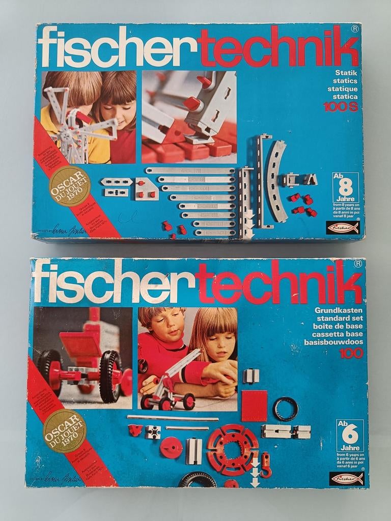 Vintage Fischertechnik bouwdozen., Antiek en Kunst, Antiek | Speelgoed, Ophalen of Verzenden