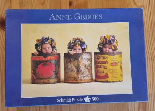 Puzzel Anne Geddes 500, Hobby en Vrije tijd, Denksport en Puzzels, Gebruikt, Legpuzzel, 500 t/m 1500 stukjes, Ophalen of Verzenden