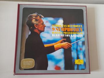 LP Box Set - 8 LP´s - Beethovens Symfonieën / Karajan beschikbaar voor biedingen