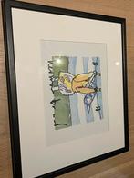 Herman brood - de wasvrouw, Antiek en Kunst, Kunst | Litho's en Zeefdrukken, Ophalen of Verzenden