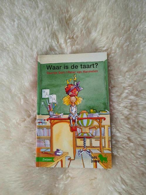 Leesleeuw - Waar is de taart?, Livres, Livres pour enfants | Jeunesse | Moins de 10 ans, Utilisé, Fiction général, Enlèvement ou Envoi