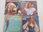 4x 7" single Dalida Chanson Frans Frankrijk Pop, Ophalen of Verzenden, 7 inch, Pop, Single