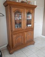 Meuble vitrine, Ophalen, Gebruikt, 100 tot 150 cm, Eikenhout