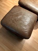 Comfortabele leeszetel met poef, Ophalen, Gebruikt, Eenpersoons, Hout