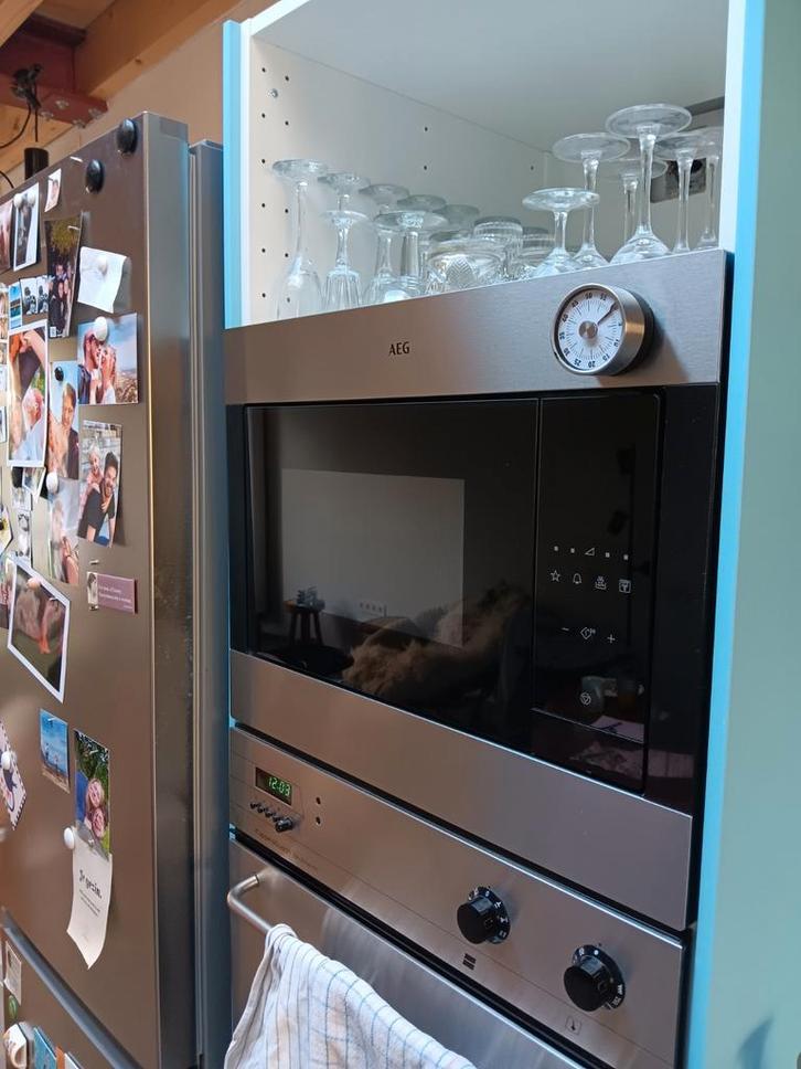 AEG microgolfoven model MSB2548C-M, Elektronische apparatuur, Microgolfovens, Zo goed als nieuw, Microgolfoven, Grill, Oven, Ophalen