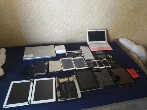 Ipads, iPhones, MacBook, electronica (kapot voor onderdelen), Telecommunicatie, Mobiele telefoons | Toebehoren en Onderdelen, Niet werkend