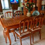 Table et chaises, Enlèvement, Chêne