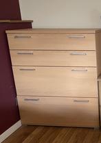 Dresser with 4 drawers, Ophalen, Gebruikt, 100 tot 150 cm, Eikenhout