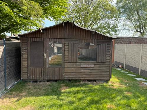Tuinhuis diepte 3.10m( +_ 1 m oversteek) op 4.15m breedte., Tuin en Terras, Tuinhuizen, Tuinhuis, Ophalen