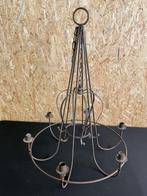 Metalen kroonluchter voor kaarsen, Huis en Inrichting, Lampen | Kroonluchters, Ophalen, Zo goed als nieuw, X, X