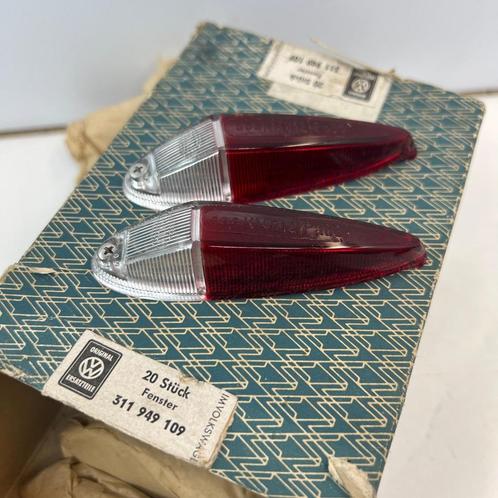 VW NOS Zijmarkeringslens type 3 rood helder T34, Auto diversen, Auto-accessoires, Gebruikt, Ophalen of Verzenden