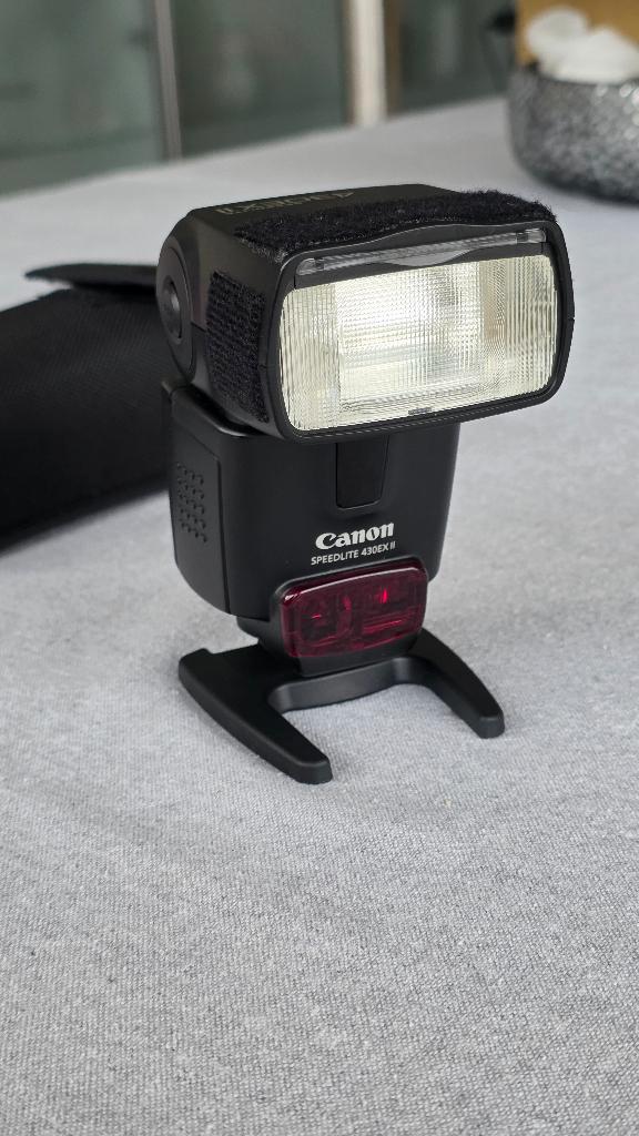 Flitser canon 430 EX II in perfecte staat., Audio, Tv en Foto, Foto | Flitsers, Zo goed als nieuw, Canon, Kantelbaar, Ophalen of Verzenden