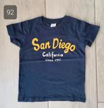 H&M blauw t-shirt "San Diego" (maat 92)