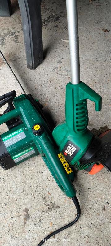 elektr trimmer en kettingzaag  beschikbaar voor biedingen