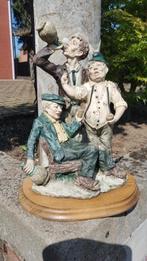 mooi beeld met 3 wijn drinkers, Ophalen, Nieuw, Mens