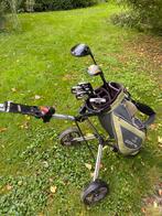 Goede golf set, met putter, hybrid, driver, tas en trolley, Enlèvement ou Envoi, Comme neuf, Club