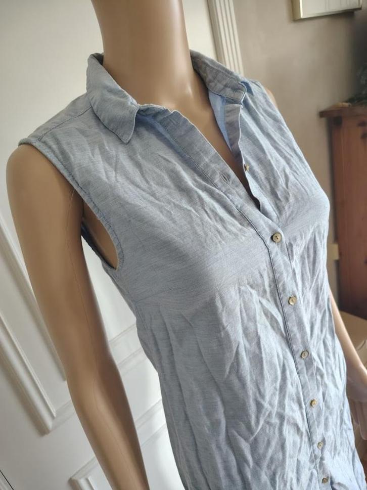 zomer kleedje van h&m, Kleding | Dames, Jurken, Zo goed als nieuw, Maat 34 (XS) of kleiner, Blauw, Onder de knie, Verzenden
