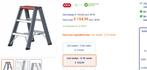 Altrex dubbele trapladder Falco 2x3 treden, Doe-het-zelf en Bouw, Ladders en Trappen, Ophalen, Gebruikt