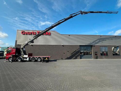 Volvo FH 500 8X2F R BAKWAGEN MET FASSI F1150RA.2.28 XHE-DYNA, Auto's, Vrachtwagens, ABS, Achteruitrijcamera, Airconditioning, Bluetooth