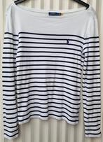 T-shirt longues manches lignés Polo Ralph Lauren L, Vêtements | Femmes, Bleu, Porté, Taille 42/44 (L), Enlèvement ou Envoi