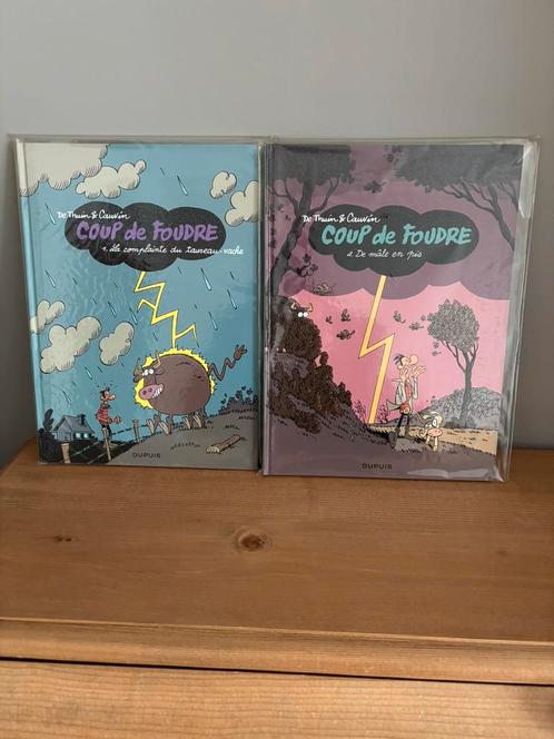 Coup de foudre 2Albums !!1ère Edit.!! Thuin&Cauvin, Boeken, Stripverhalen, Gelezen, Meerdere stripboeken, Ophalen